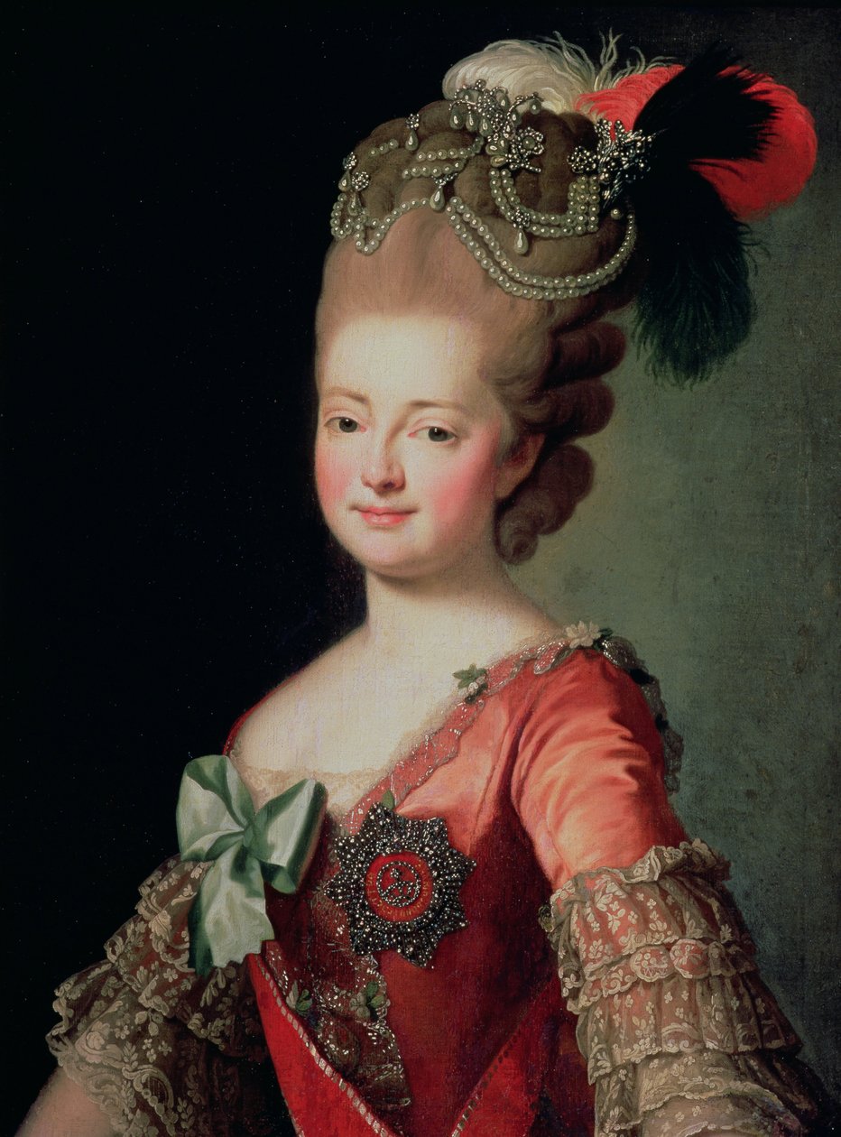 Mária Fjodorovna portréja (1759-1828) alkotó: Russian School
