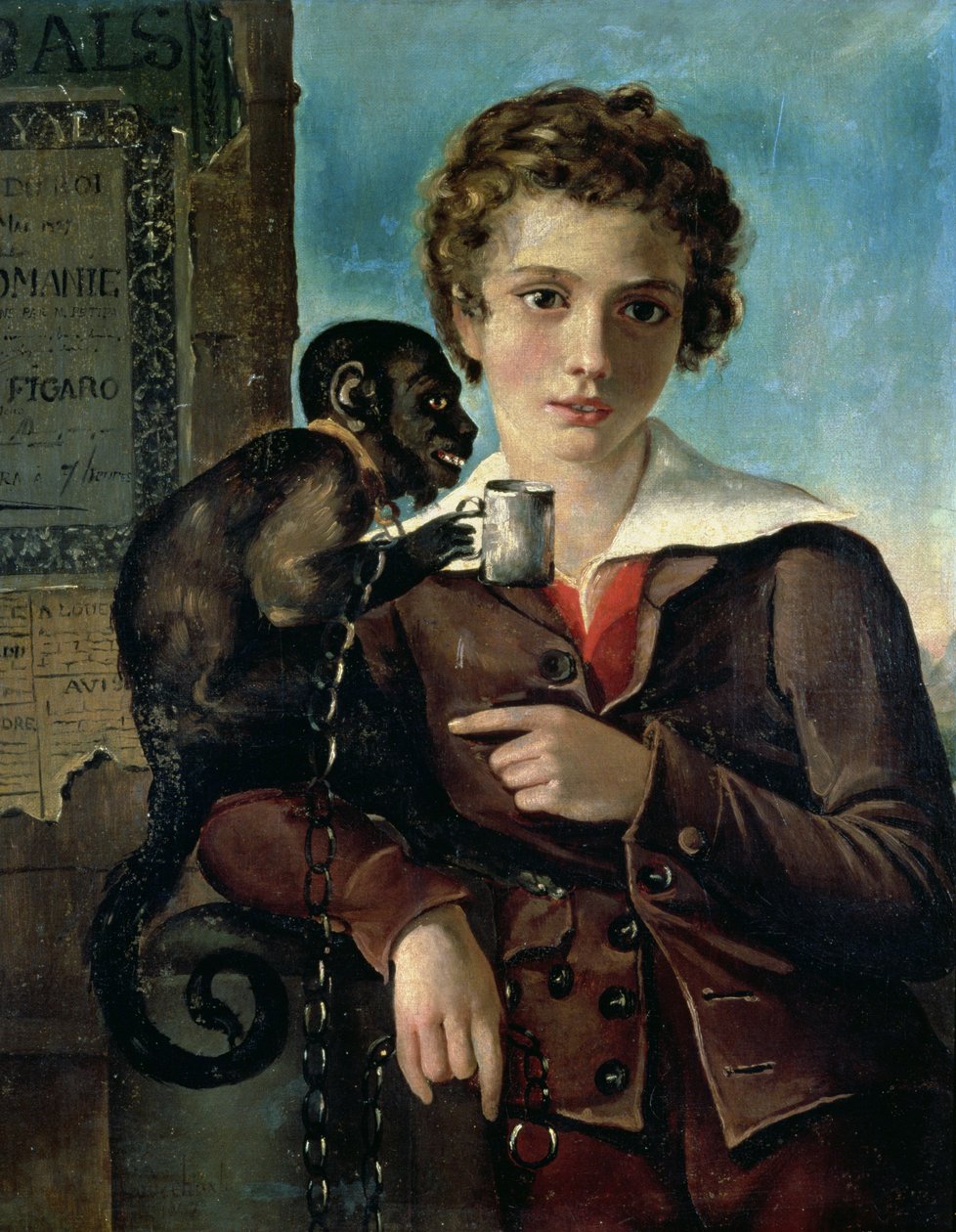 Marius Petipa portréja a „Dancemania” balettben, 1837 alkotó: Russian School