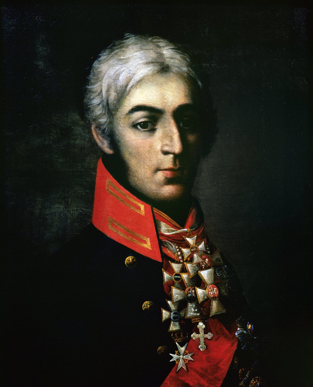 Peter Bagration herceg (1765-1812) orosz tábornok portréja alkotó: Russian School