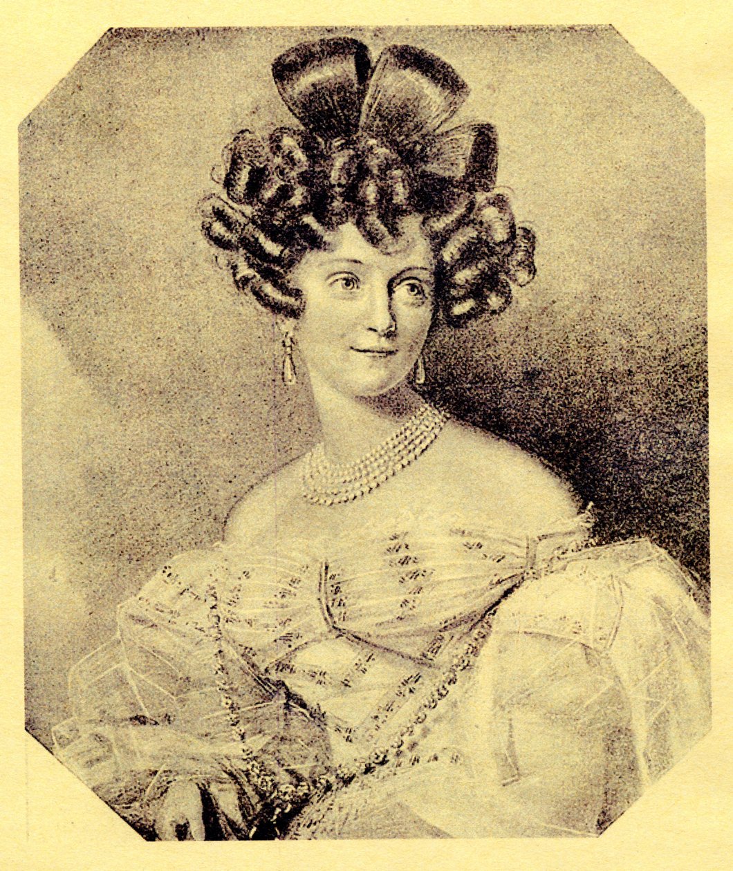 Carolyne zu Sayn-Wittgenstein hercegnő, 1840 körül alkotó: Russian School