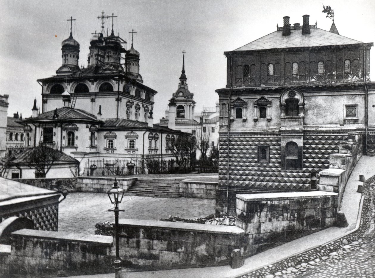 Romanov Bojárok Háza a Jel kolostorában és a Jel katedrálisa, Moszkva alkotó: Russian Photographer