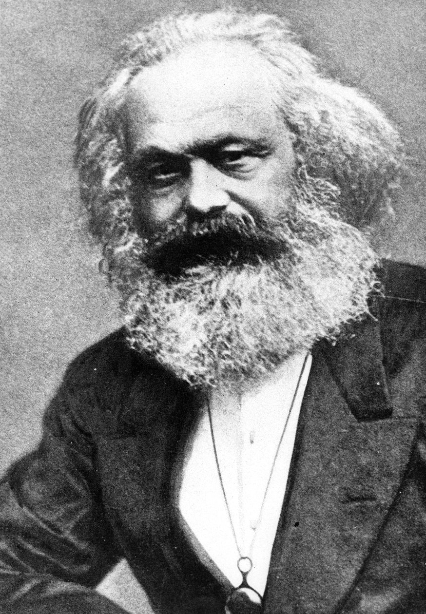 Karl Marx (f/w fotó) alkotó: Russian Photographer