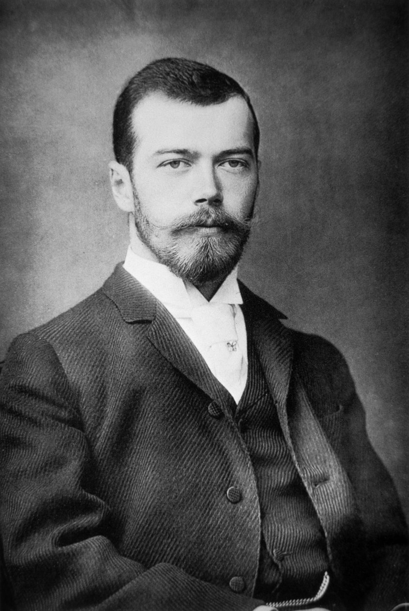 II. Miklós Carevics, 1892 körül (f/w fotó) alkotó: Russian Photographer