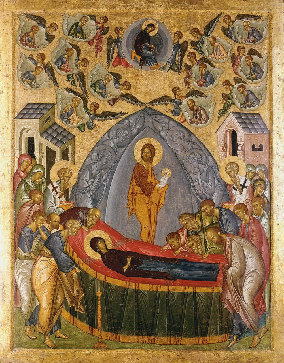 Istenszülő elhunyta, 1500-25 alkotó: Russian School