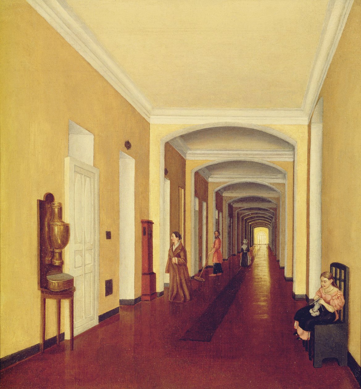 Belső a Golitsyn Kórházban, 1840 körül alkotó: Russian School