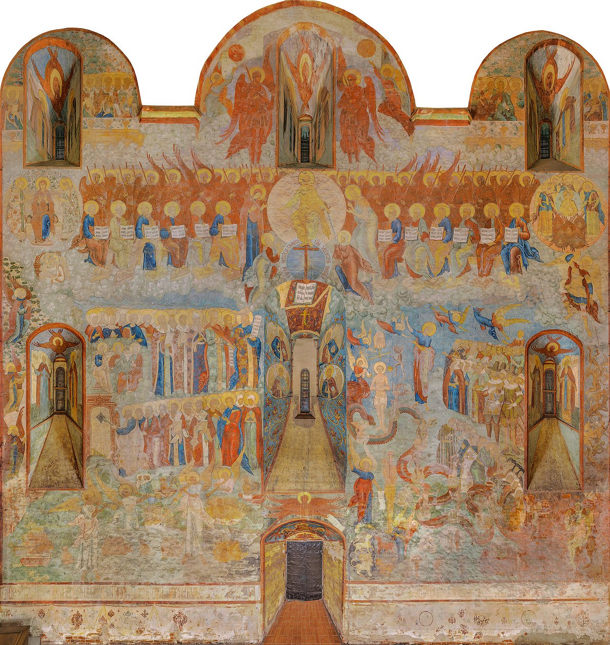 Az utolsó ítélet, Szent Szófia-székesegyház, Vologda alkotó: Russian School