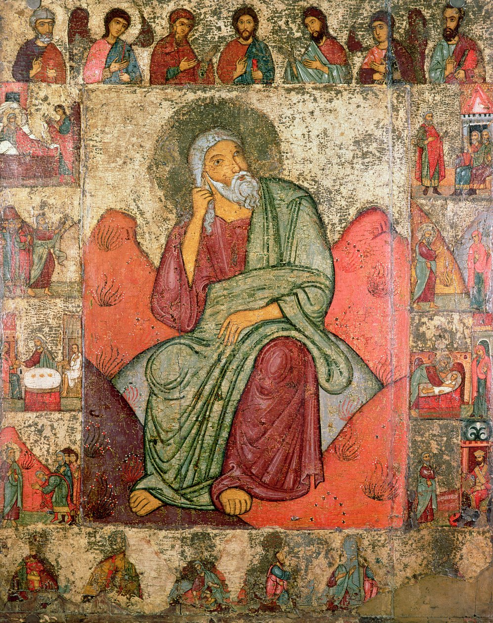 Illés próféta, Pszkov Iskola (panel) alkotó: Russian School