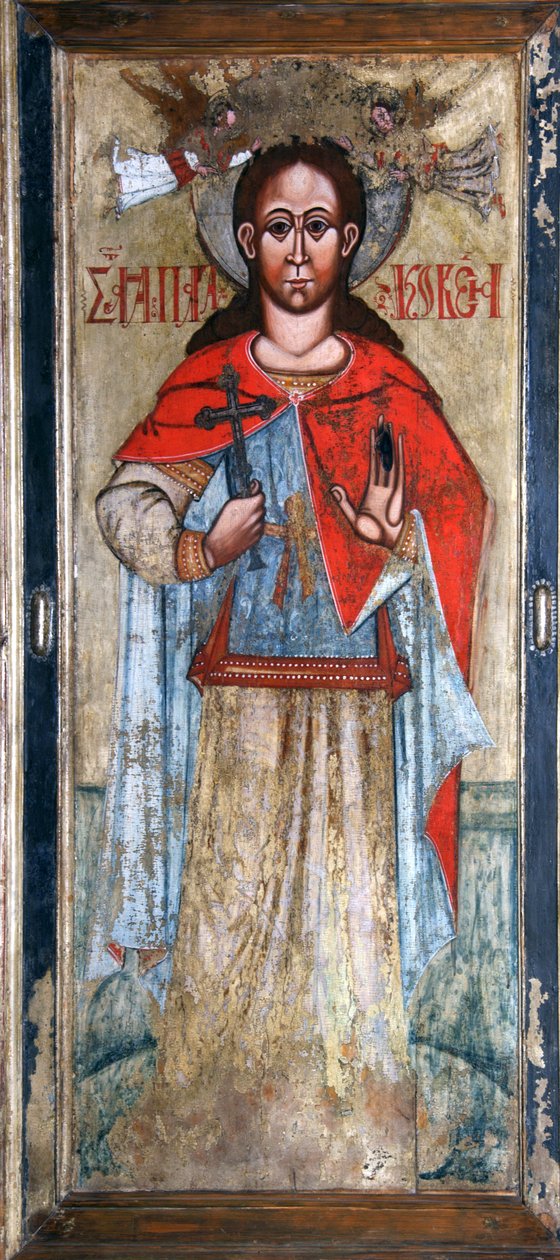 Saint Paraskeva Pyatnitsa, arli 17t centura. alkotó: Russian icon.