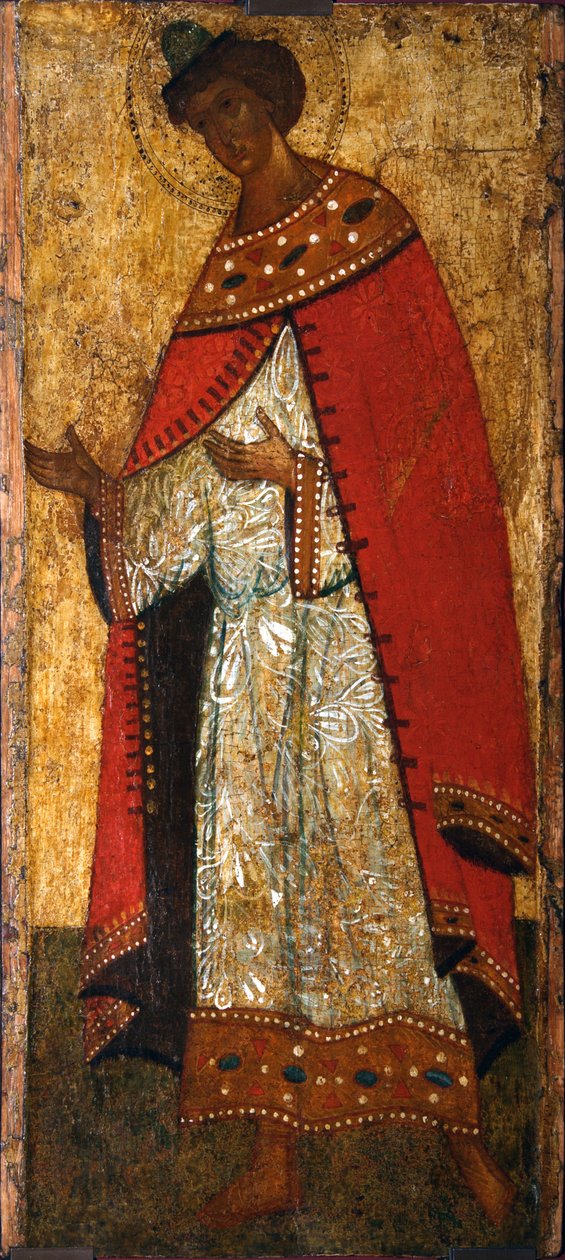 Gleb szent herceg, 15. század. alkotó: Russian icon.
