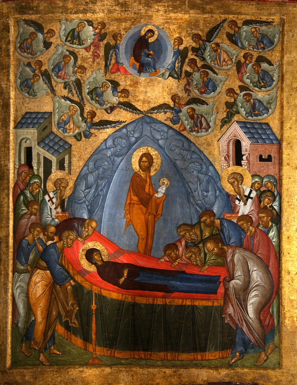 Szűzanya, 15. század. alkotó: Russian icon.