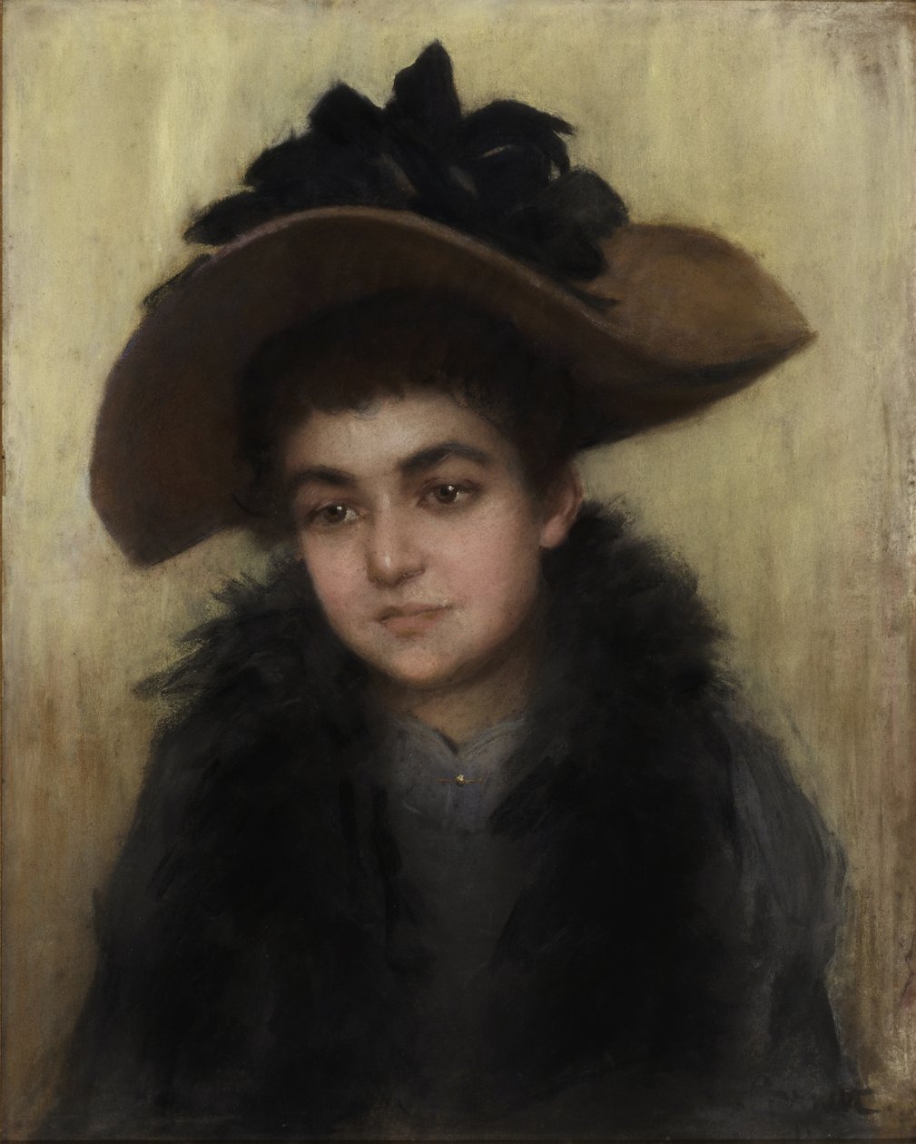 Miss Violet Armstrong, 1910 körül (pasztell) alkotó: Ruth Garrett