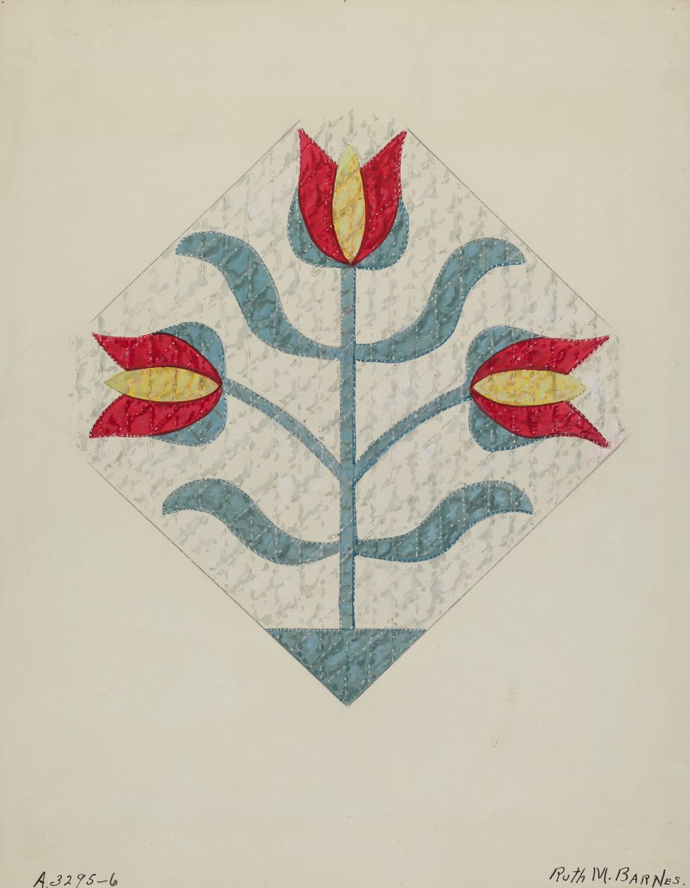 Paplan, c. 1936. alkotó: Ruth M Barnes