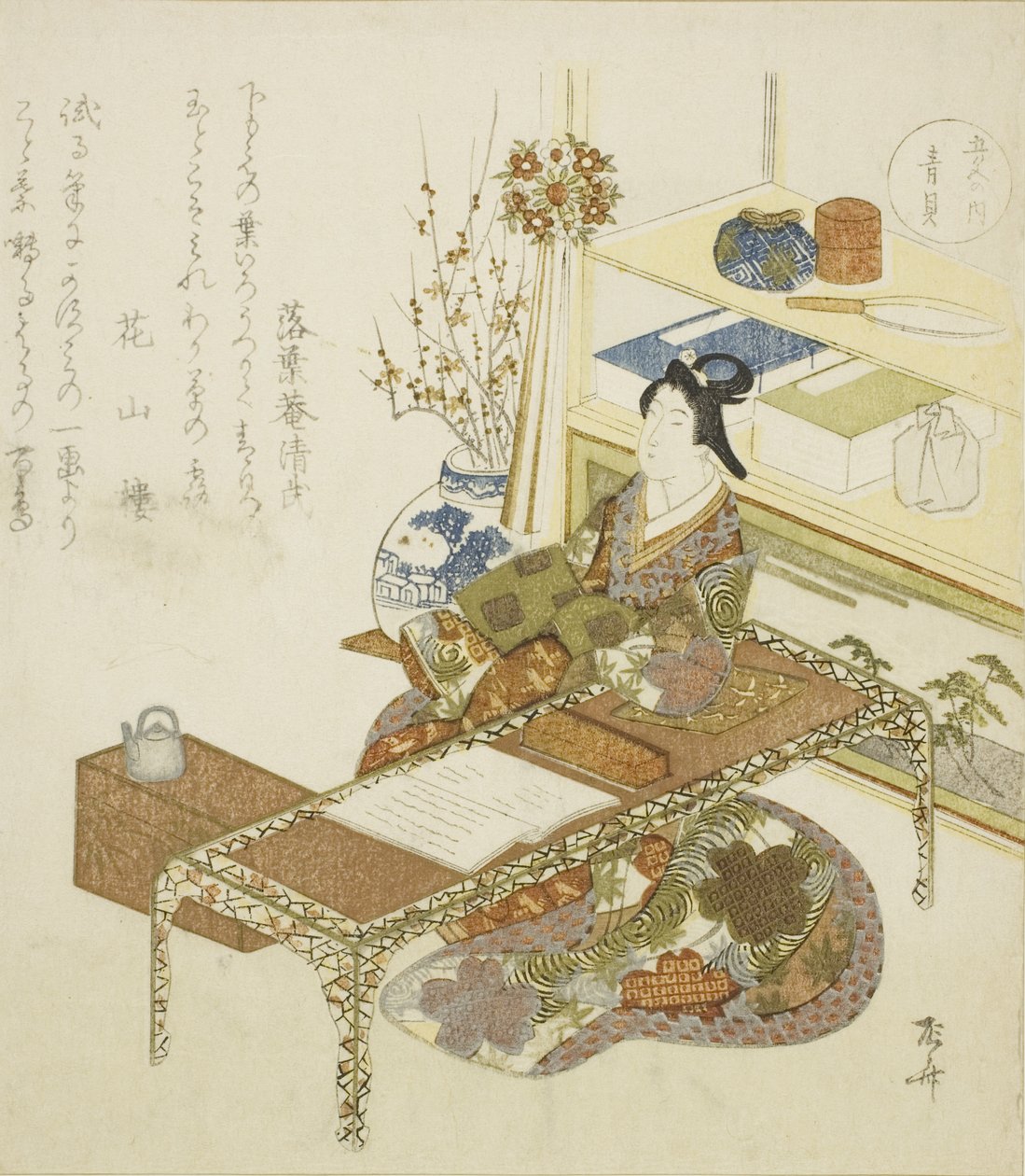 Blue Shell (Aogai), a "Five Colors (Goshiki no uchi)" sorozatból alkotó: Ryuryukyo Shinsai