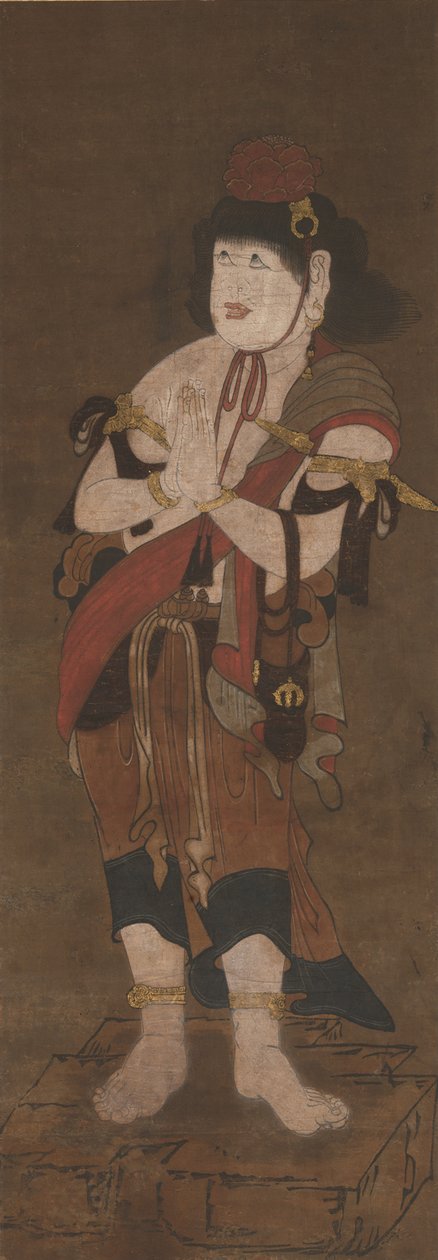 Fudo Myoo kísérője, 14. század alkotó: Ryushu Shutaku