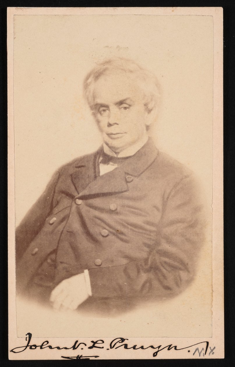 John V. L. John VanSchaick Lansing Pruyn portréja 1811-1877, 1877 előtt. alkotó: SJ Thompson