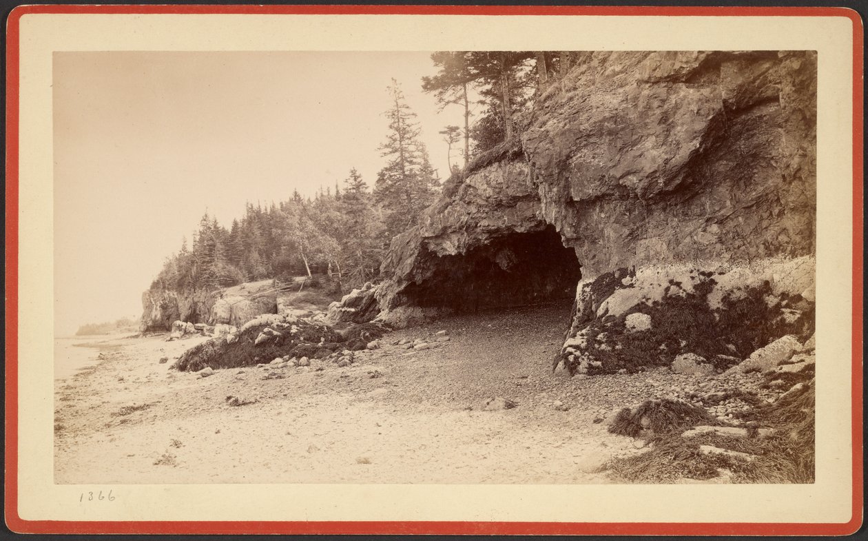 [Barlang, valószínűleg Mt. Desertben, Maine államban] alkotó: S.R. Stoddard