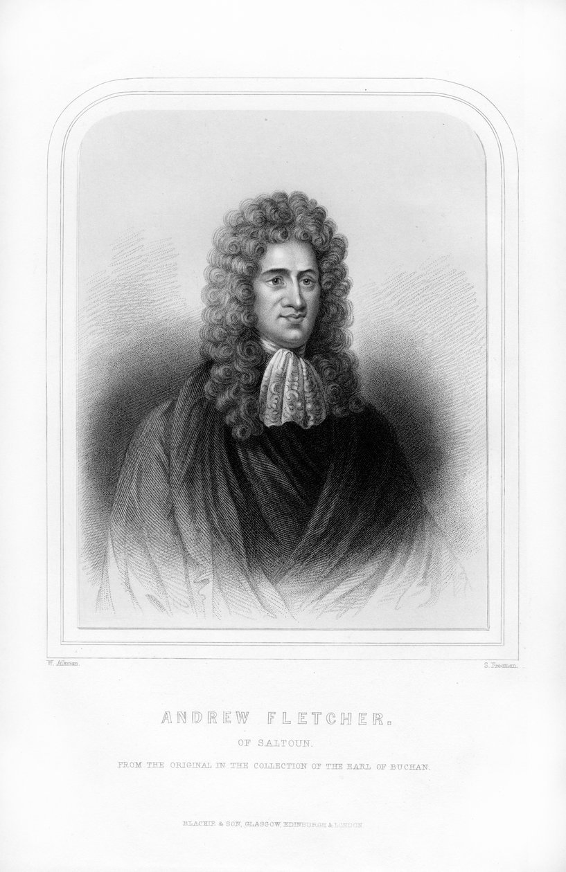 Andrew Fletcher of Saltoun skót író, politikus és hazafi, 1870. alkotó: S. Freeman