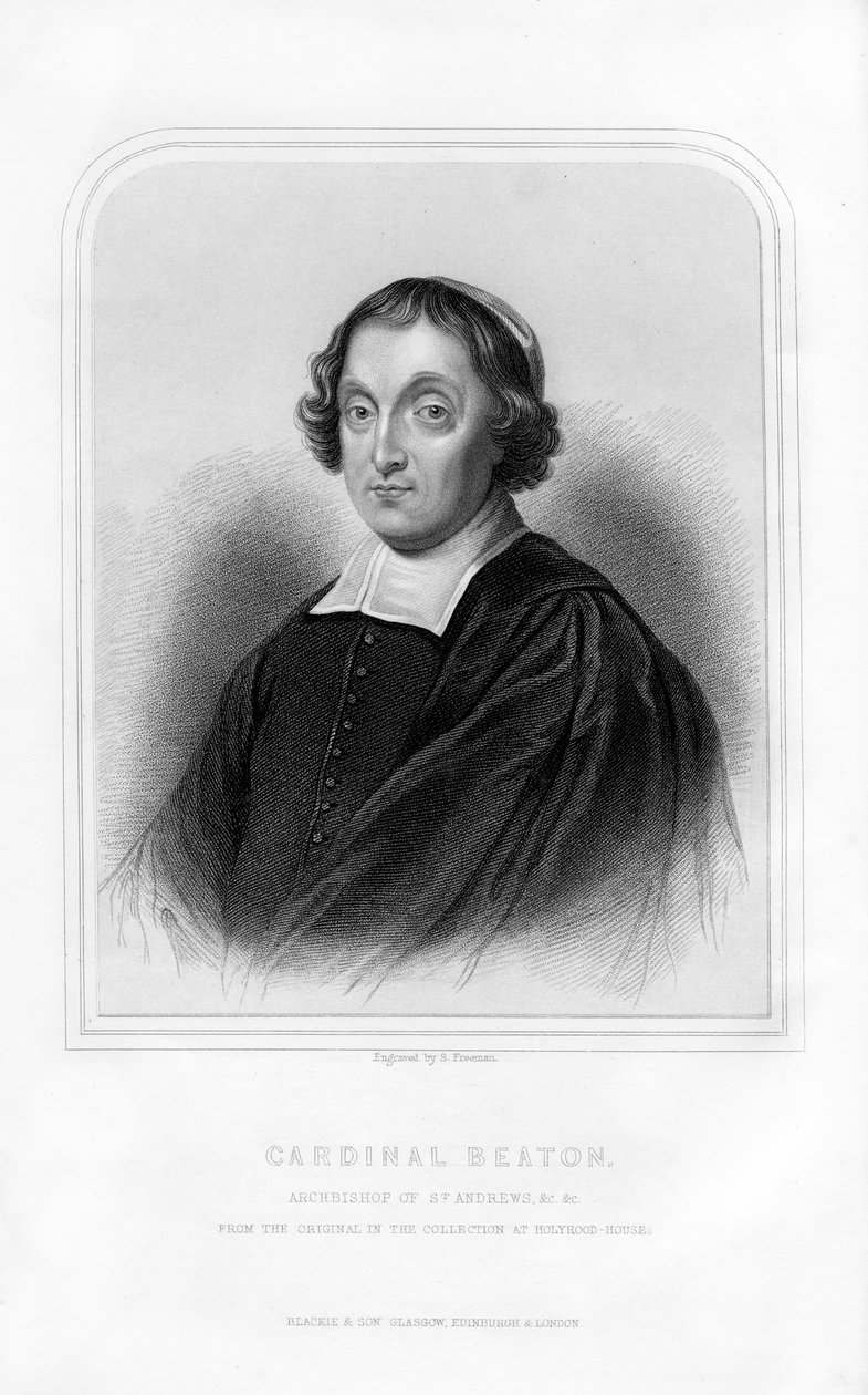 David Beaton, St Andrews érseke, 1870. alkotó: S. Freeman