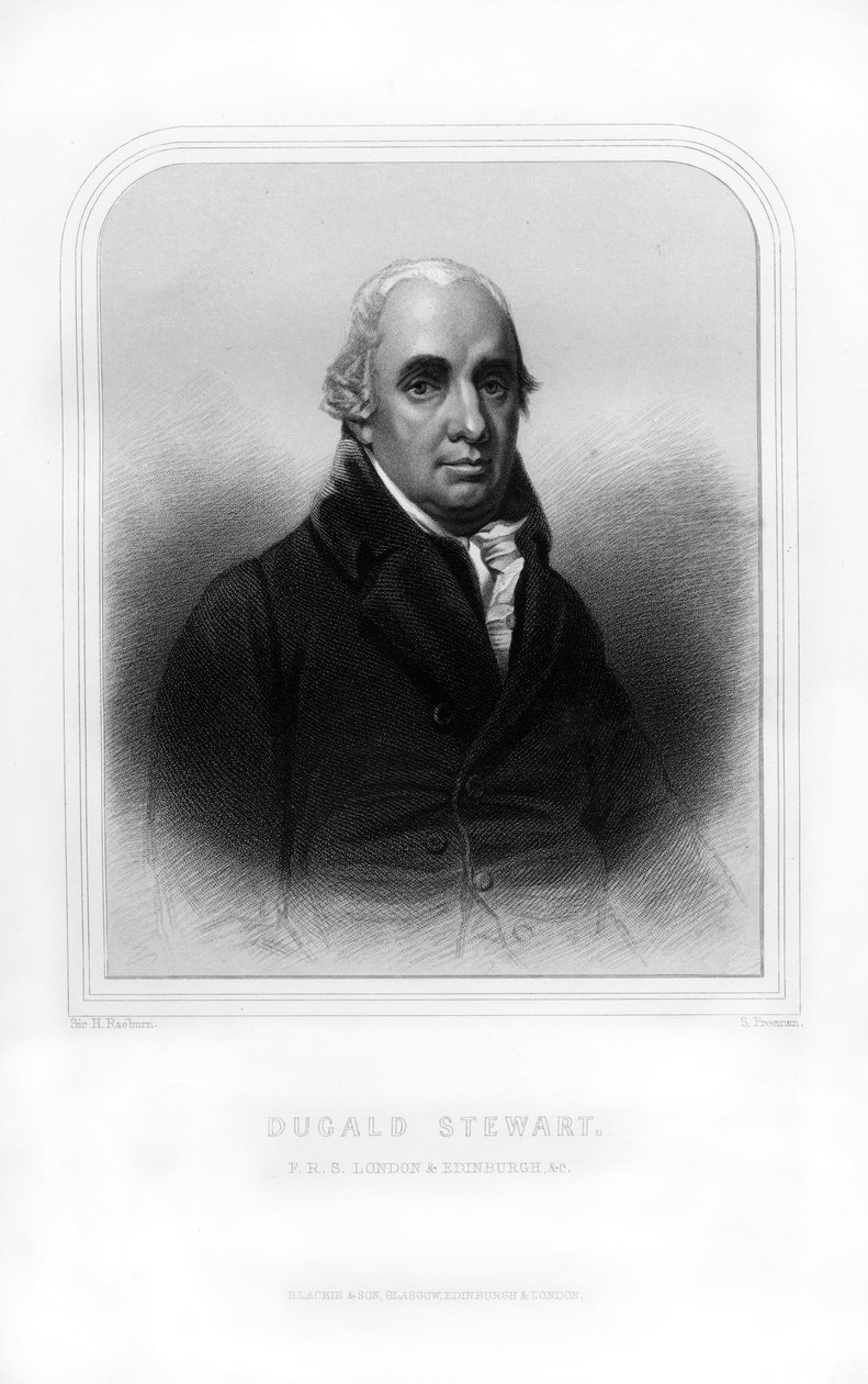Dugald Stewart skót filozófus, 1870 alkotó: S. Freeman