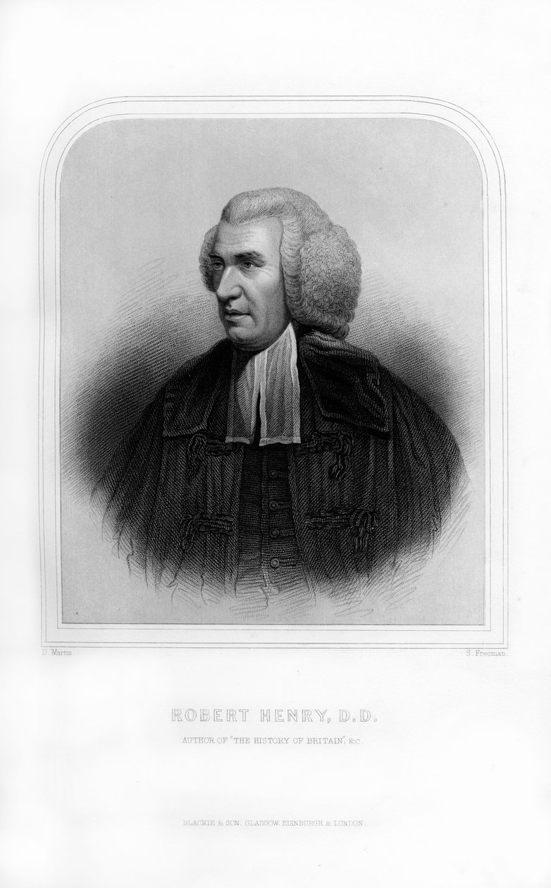 Robert Henry skót történész, 1870. alkotó: S. Freeman
