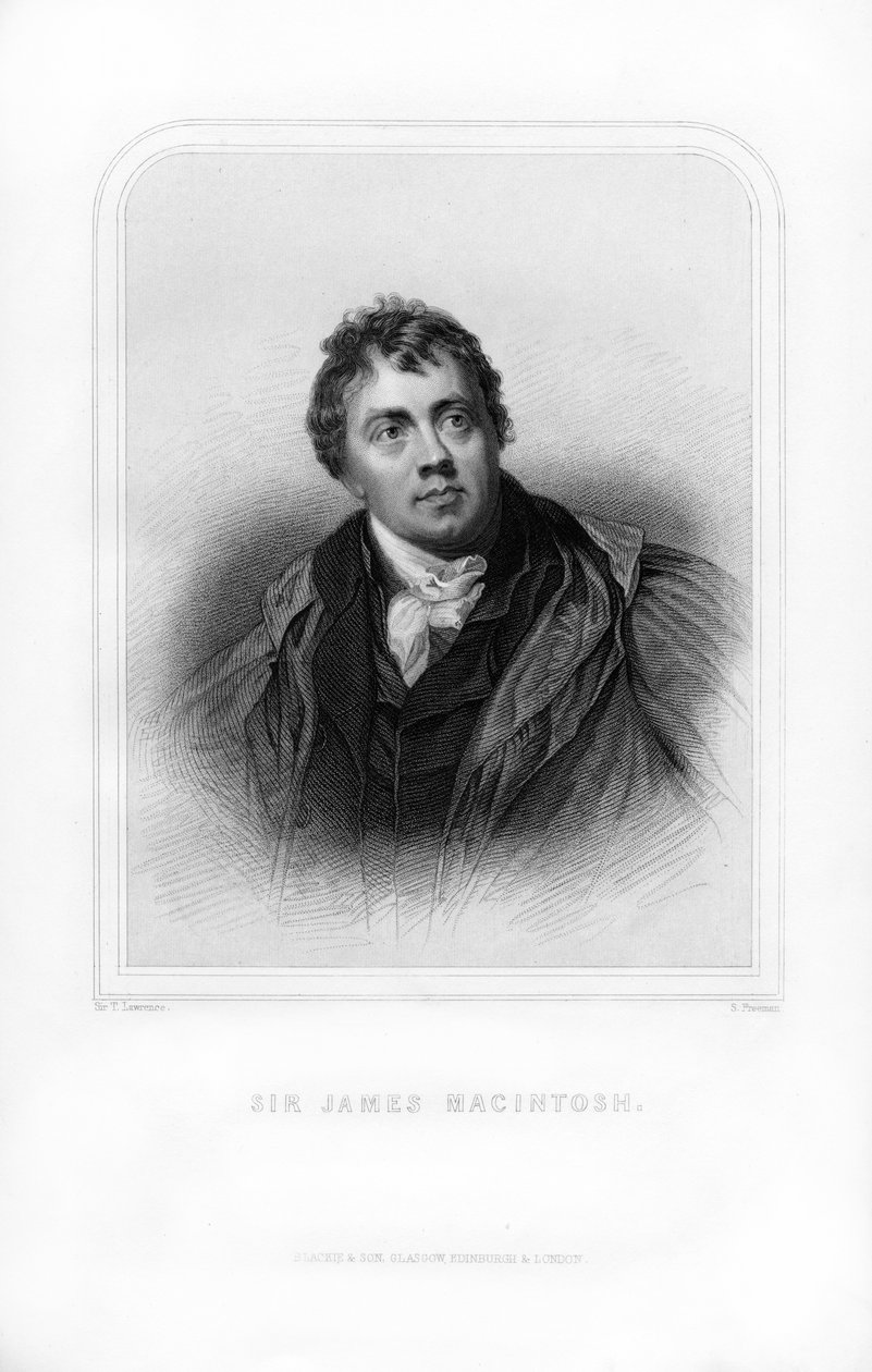 Sir James Mackintosh skót író és filozófus, 1870. alkotó: S. Freeman
