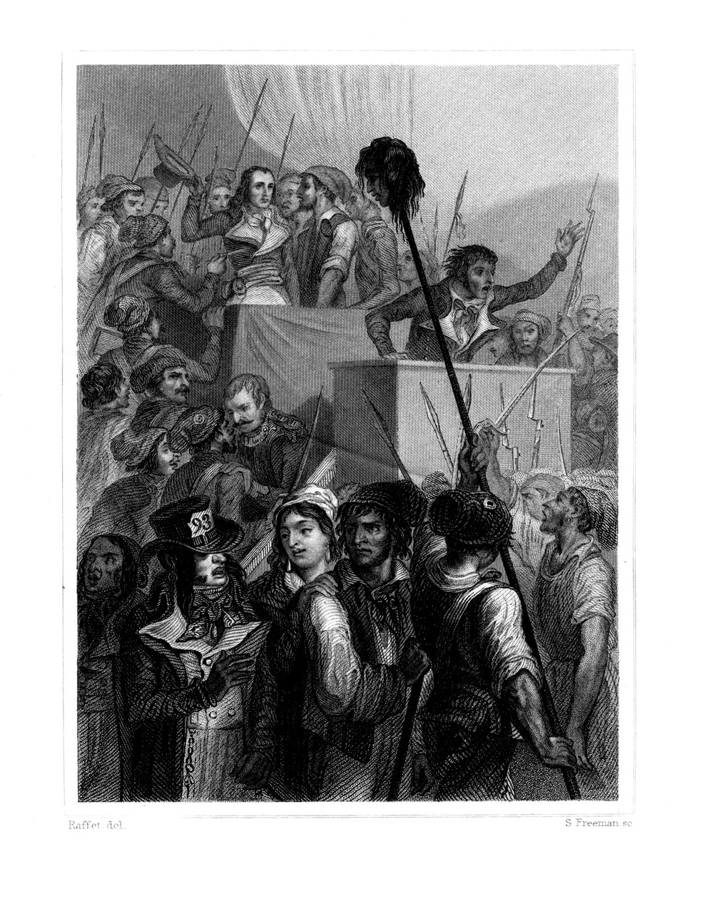 The People at the Convention, 1795. május 20., 1845 alkotó: S. Freeman