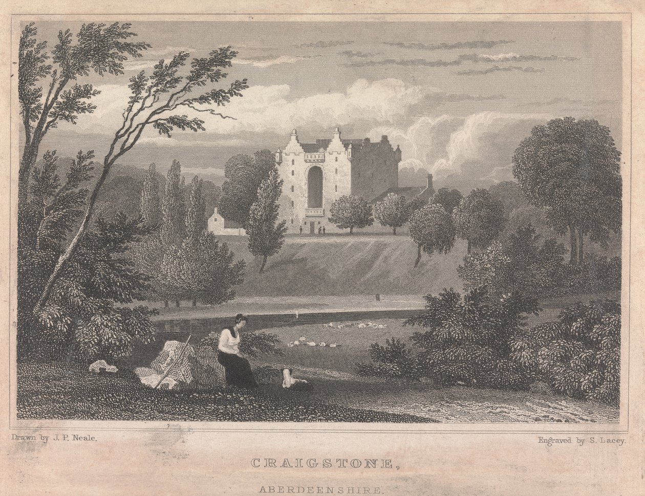 Craigstone, Aberdeenshire; 77. oldal (Első kötet) alkotó: S. Lacey