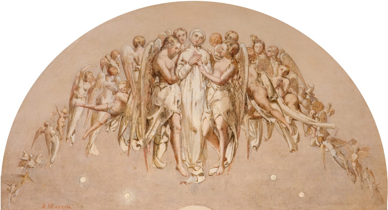 Az égi város megközelítése, 1840-1860. alkotó: S. Mayson