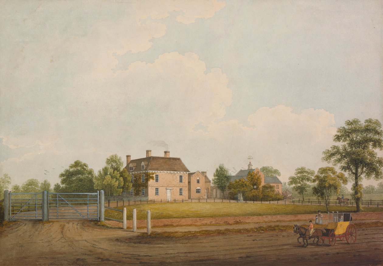 Homer családi rezidencia, Balsall Heath, 1799 alkotó: S. Wright
