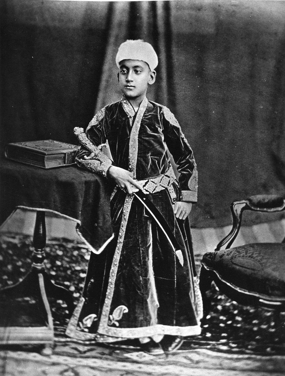 A haidarábádi nizam, 1877 alkotó: S. and Shepherd, C. Bourne