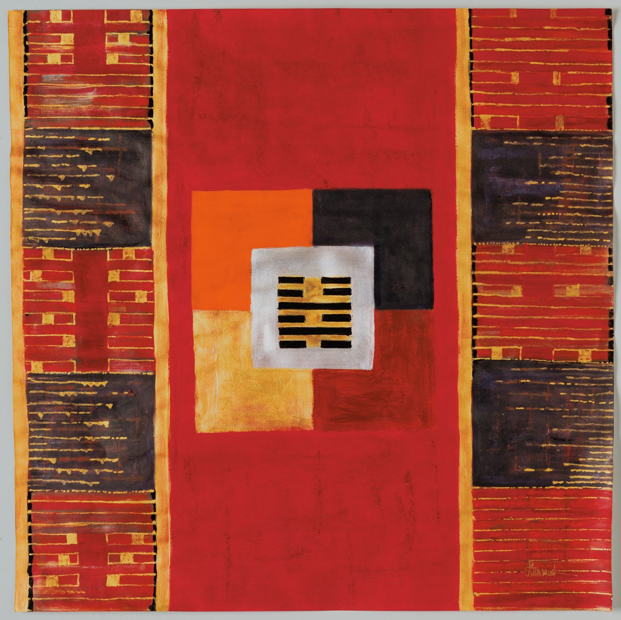 Chen, 2005 (gouache, akril és tollfestés) alkotó: Sabira Manek