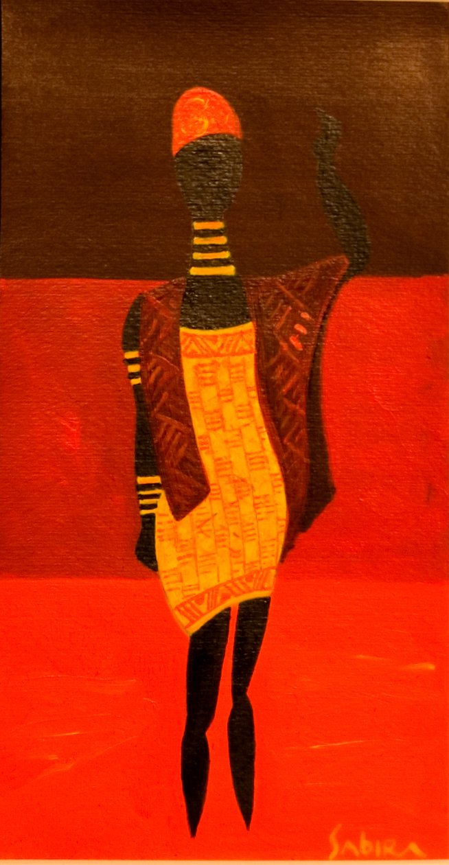 Jambo, 2007 (guache és akril) alkotó: Sabira Manek