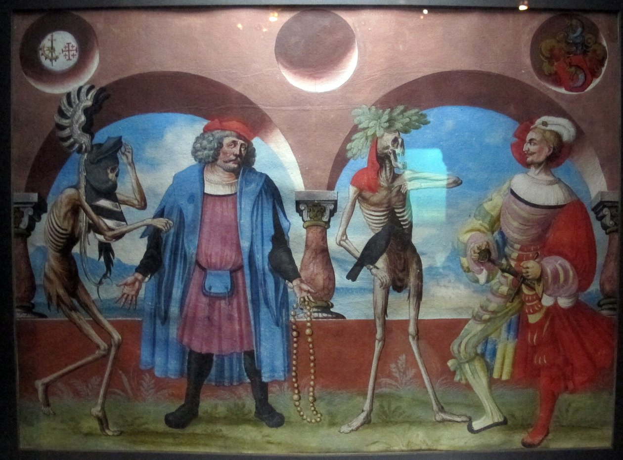 m. Manuel elveszett makapr táncának másolata a bern-i domonkos temetőből (1512-20) alkotó: Sailko Sailko