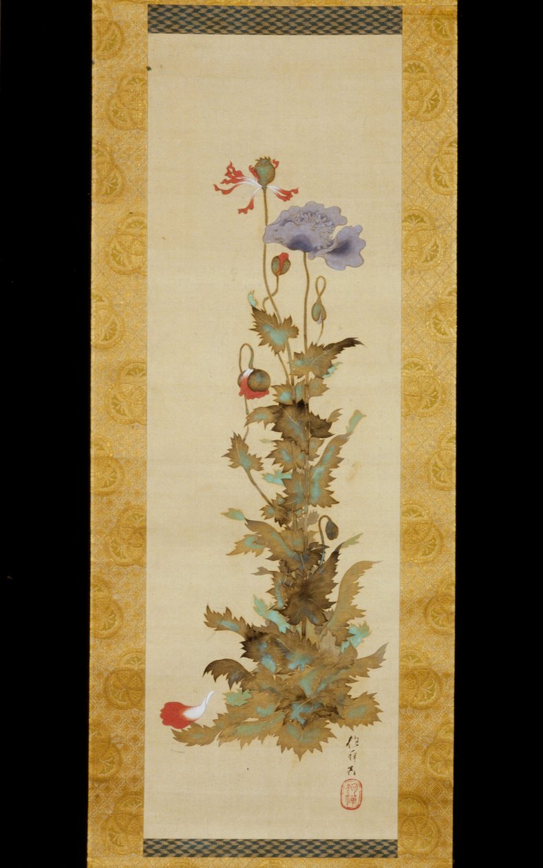 Mohnblumen alkotó: Sakai Hoitsu