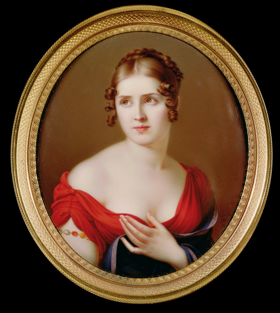 "A gyönyörű görög", Marie Pauline Bonaparte, Borghese hercegnő alkotó: Salomon Guillaume Counis