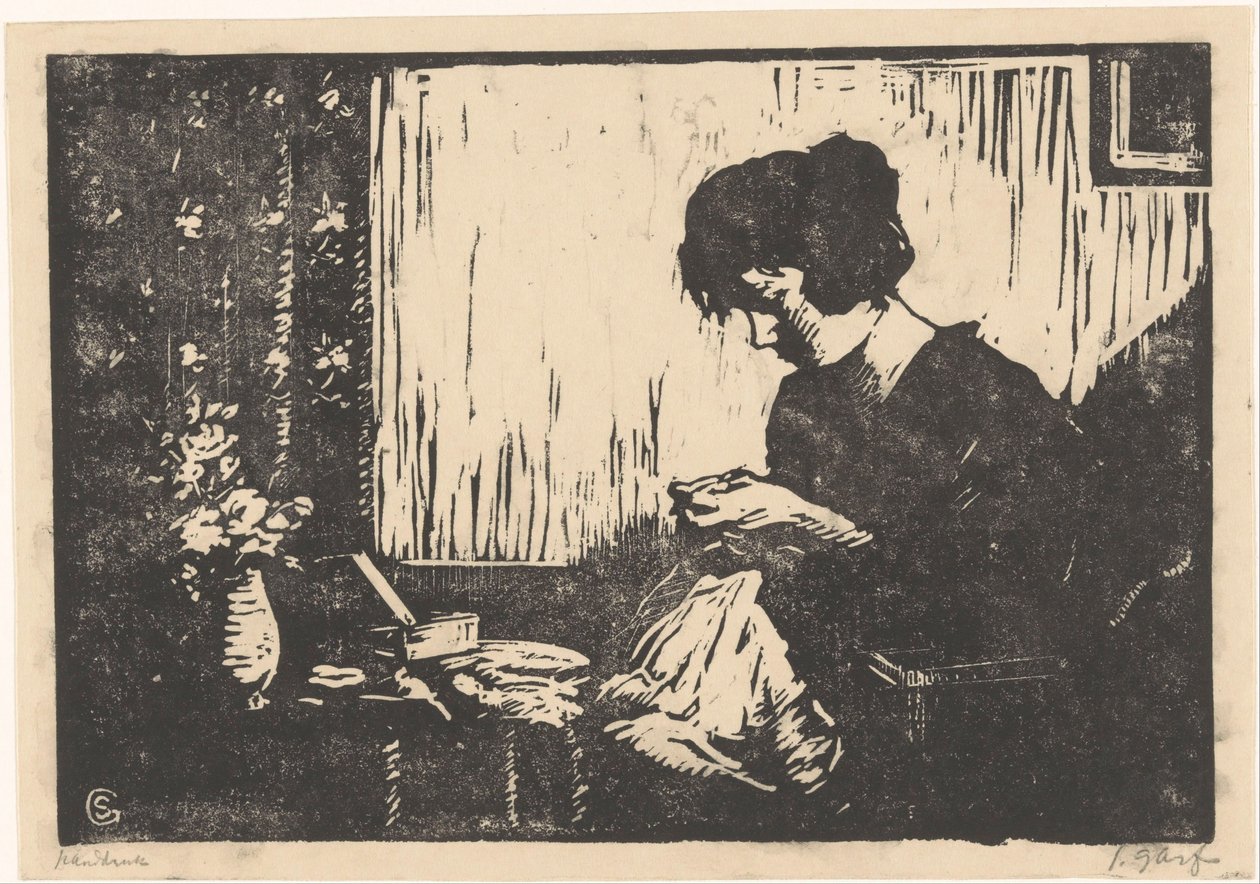 varró nő alkotó: Salomon Garf (signed by artist)
