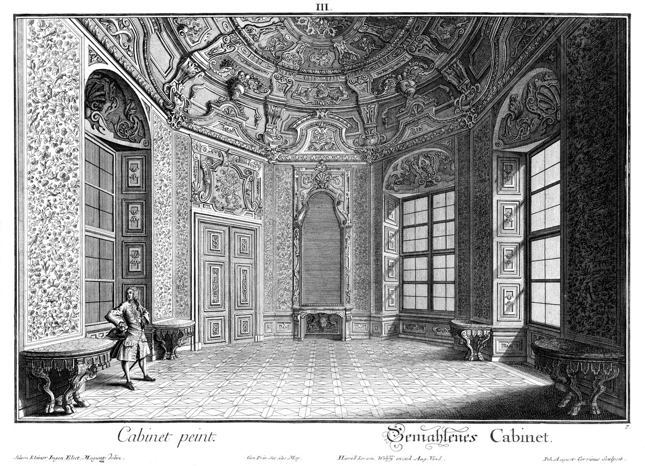 Festett szekrény alkotó: Salomon Kleiner