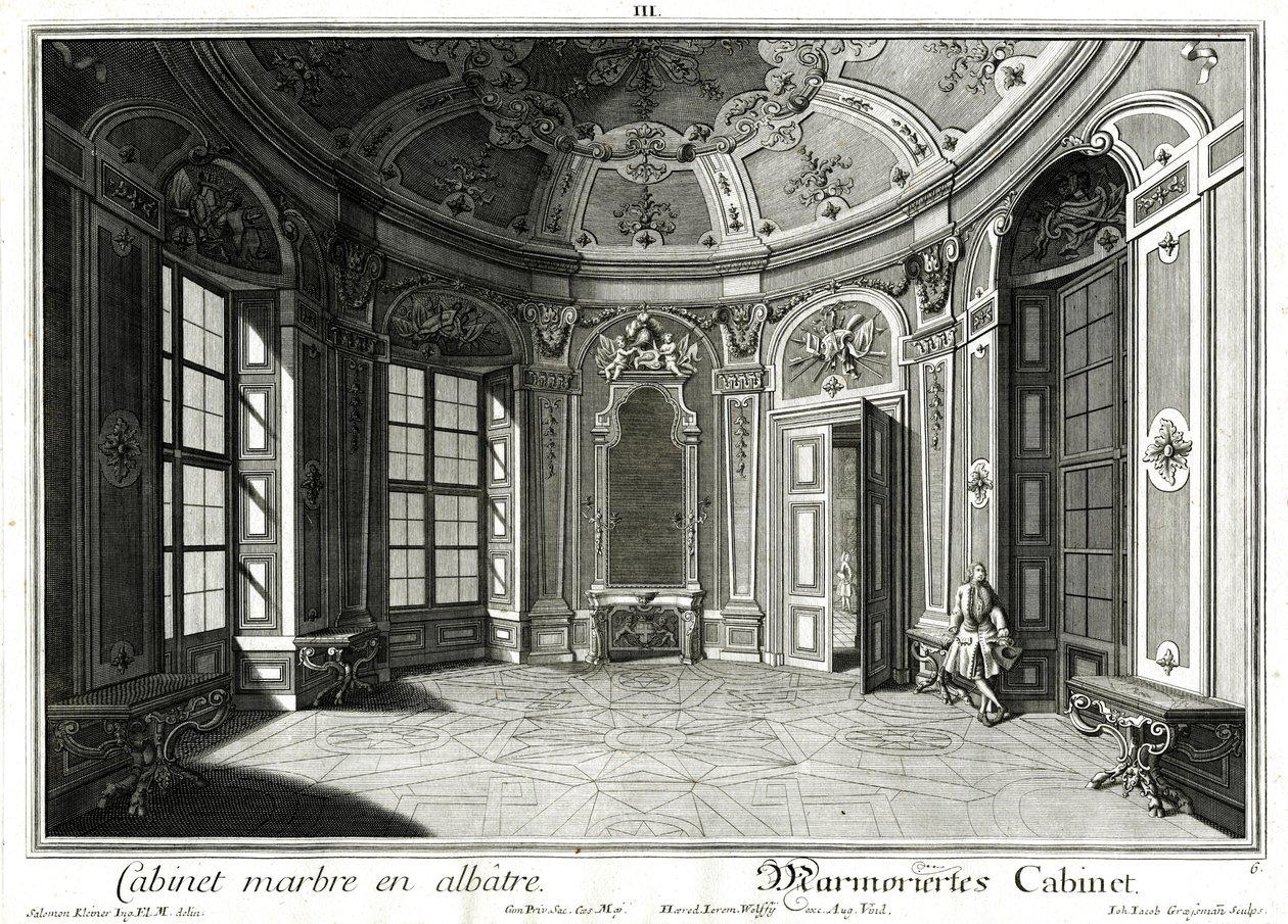 Marmorkabinett alkotó: Salomon Kleiner