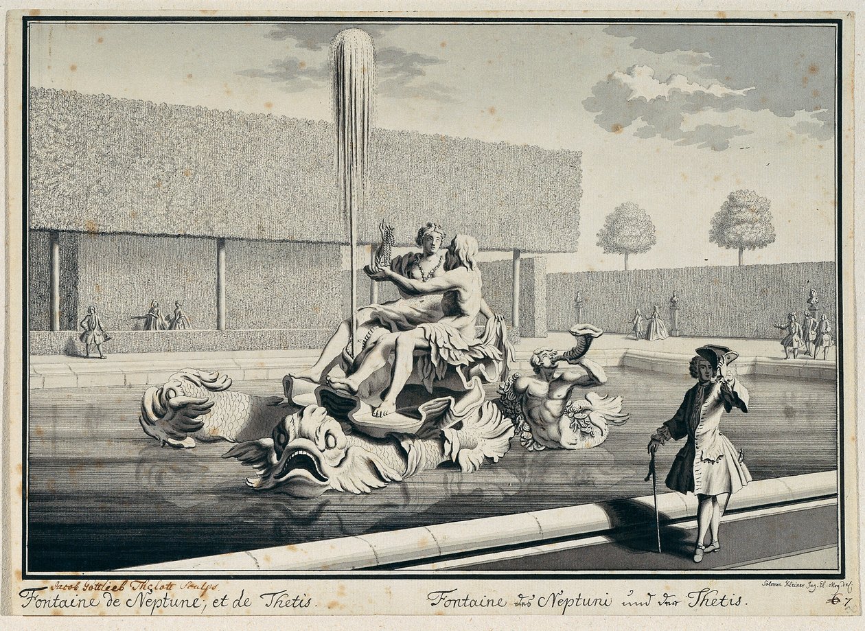 Neptunusz és Thetis alkotó: Salomon Kleiner