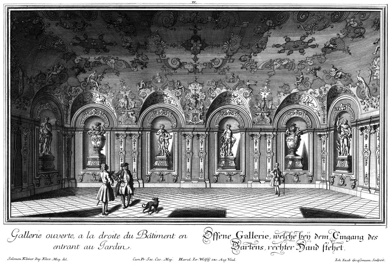 Nyitott galéria a keleti szárnyban alkotó: Salomon Kleiner