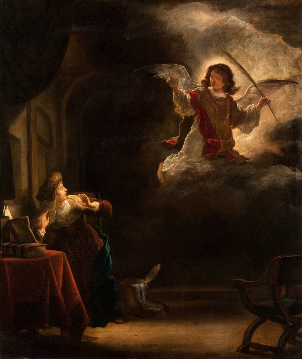 Az Angyali üdvözlet alkotó: Salomon Koninck