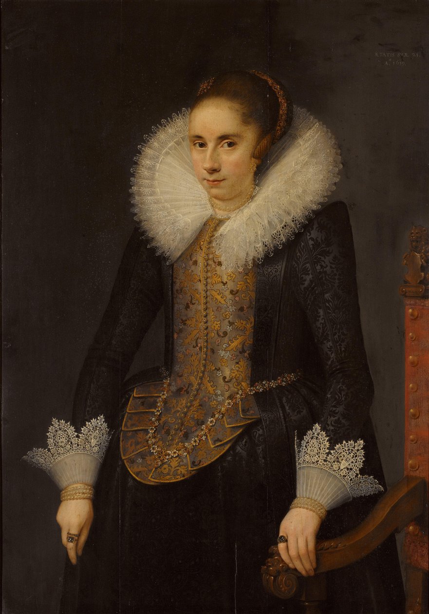 Catharina Fourmenois (1598-1665) portréja alkotó: Salomon Mesdach (attributed to)