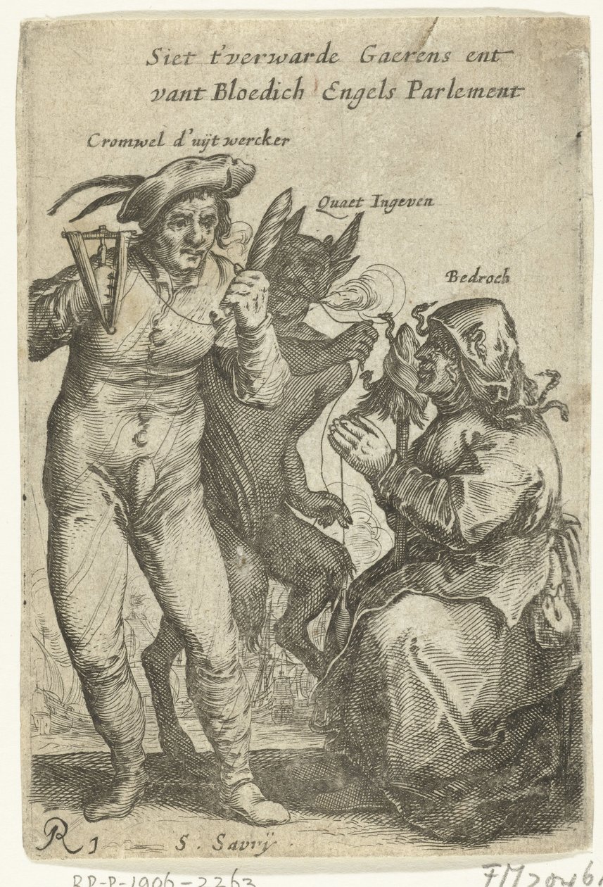 Rajzfilm Cromwellről, 1652-1654 körül Siet t