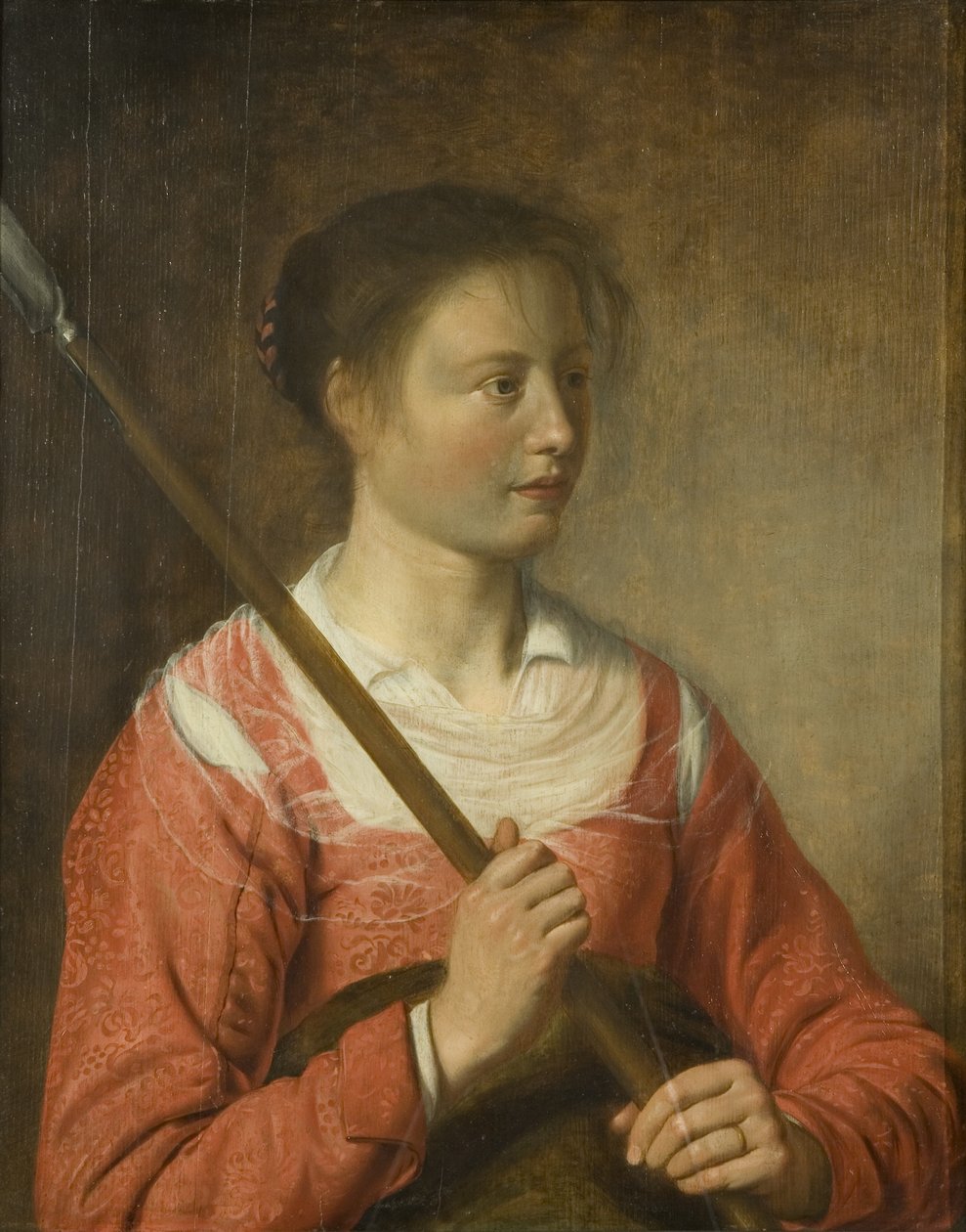 Pásztorlány, 1625 körül (olaj, panel) alkotó: Salomon de Bray