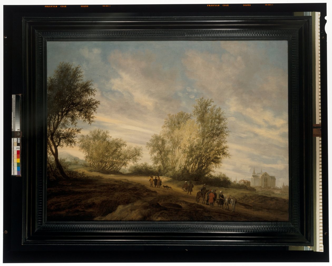 Erdős táj és József megmentve a kútból alkotó: Salomon van Ruisdael or Ruysdael