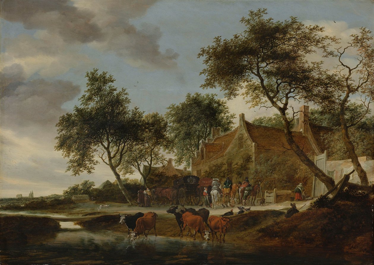  alkotó: Salomon van Ruisdael or Ruysdael