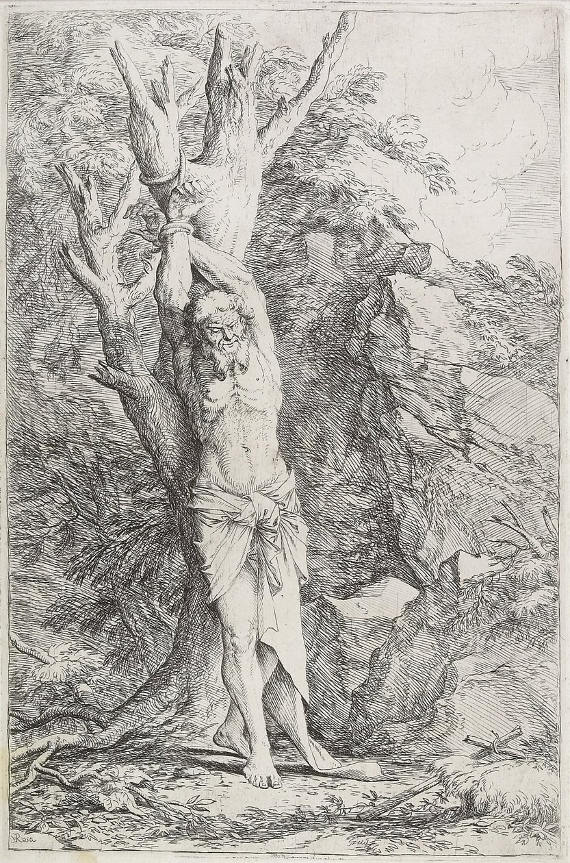 Albert, (Szenvedő öntörvényű bűnbánat), 1662-1663 alkotó: Salvator Rosa