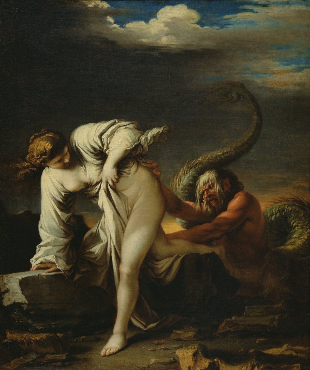 Glaucus and Scylla  alkotó: Salvator Rosa