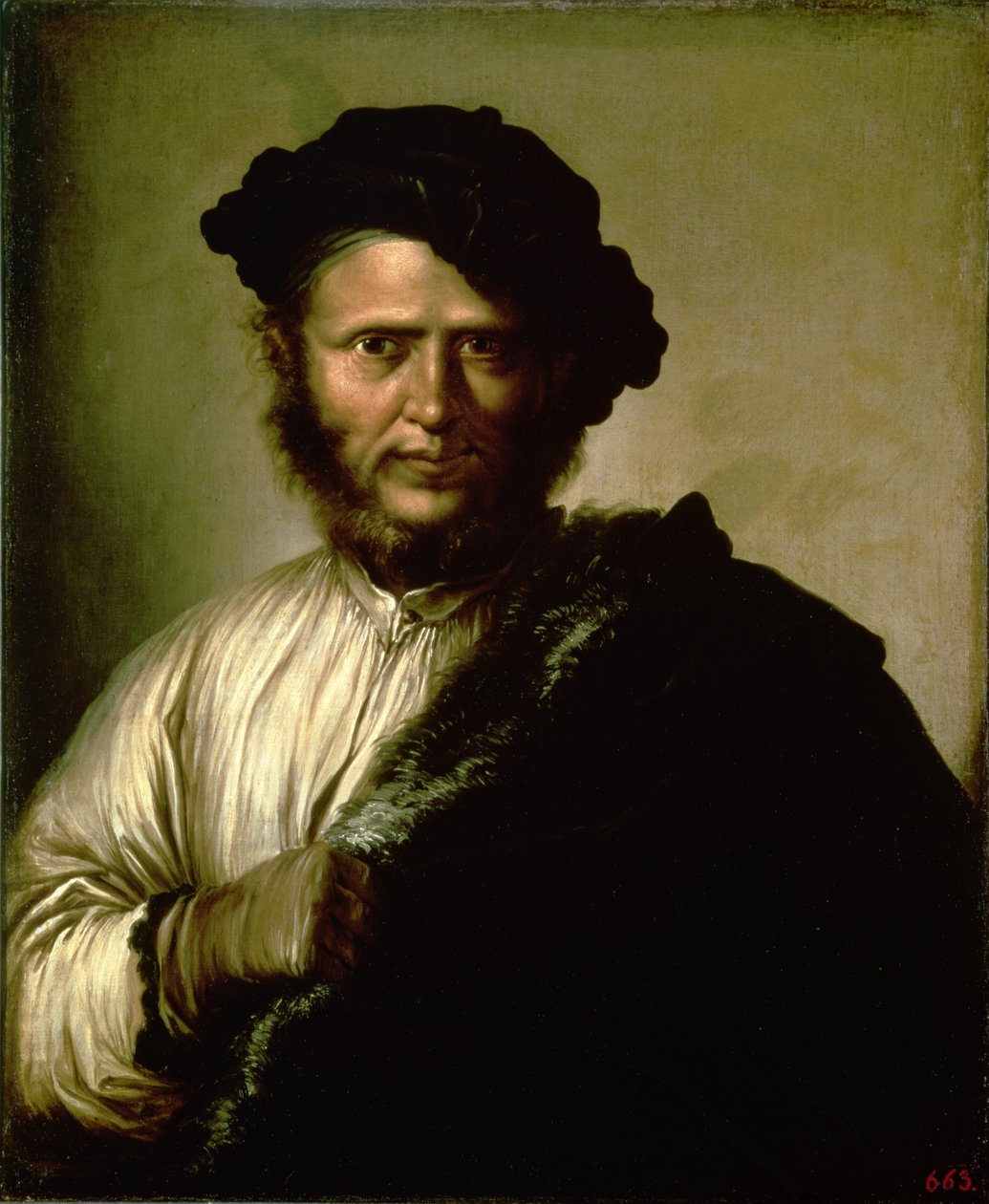 Férfi portré, 1640 alkotó: Salvator Rosa