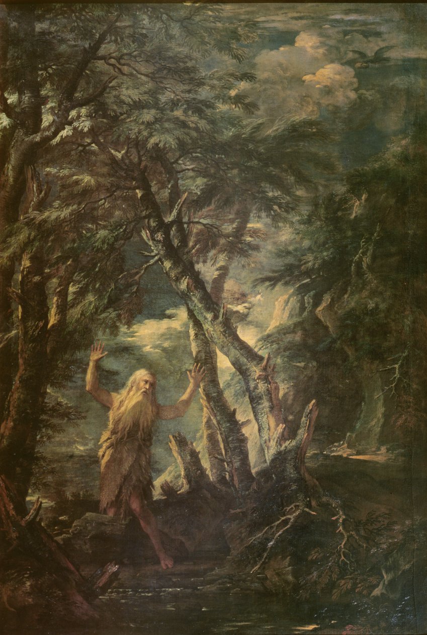 Thébai Szent Pál (i. e. 345) alkotó: Salvator Rosa